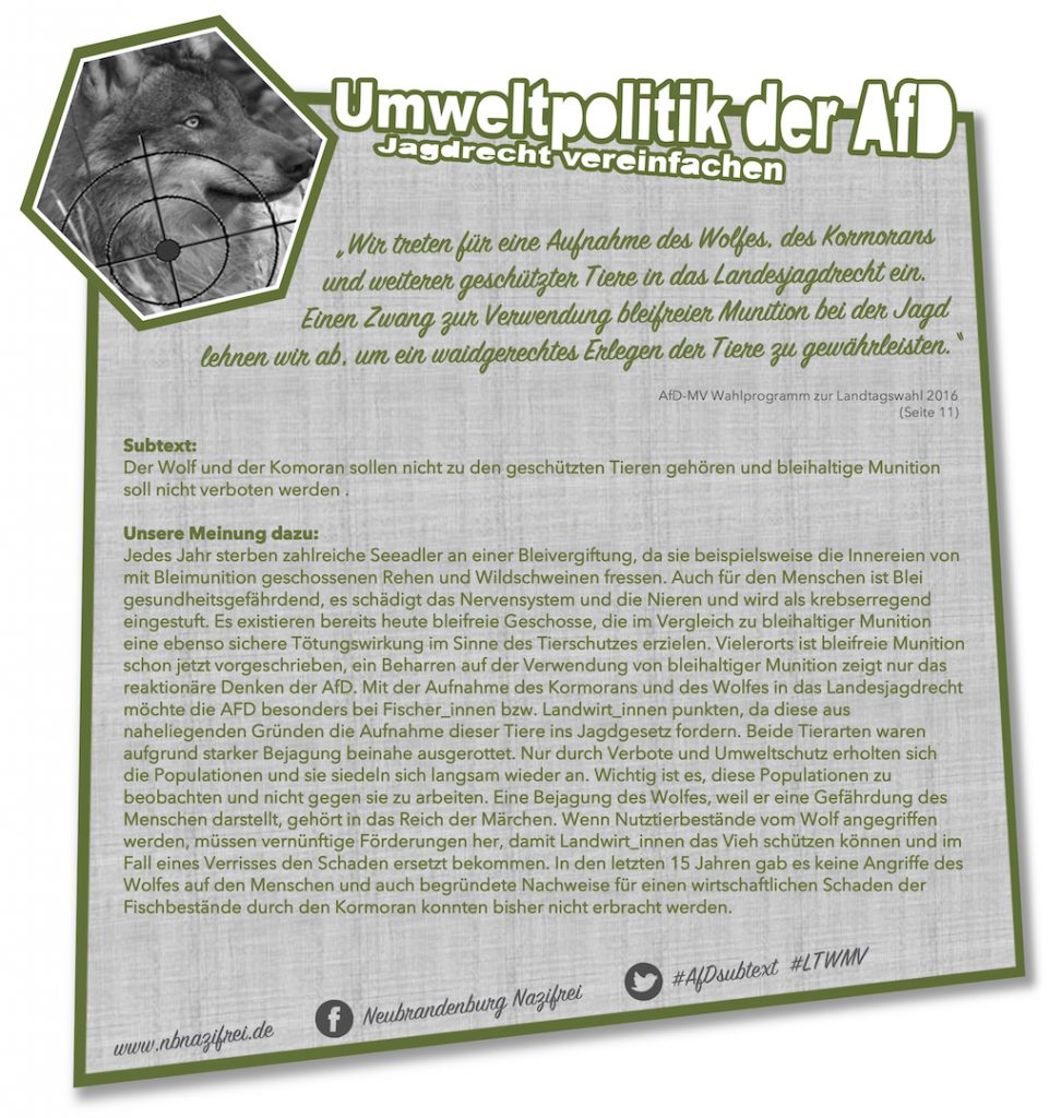 umweltpolitik - jagdrechtvereinfachen